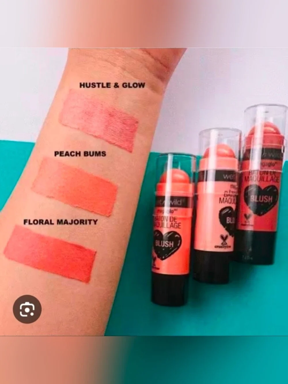 Wet n Wild Megaglo & Lip Color Set - Berry True, Peach Bums & Rose Glow BNIB